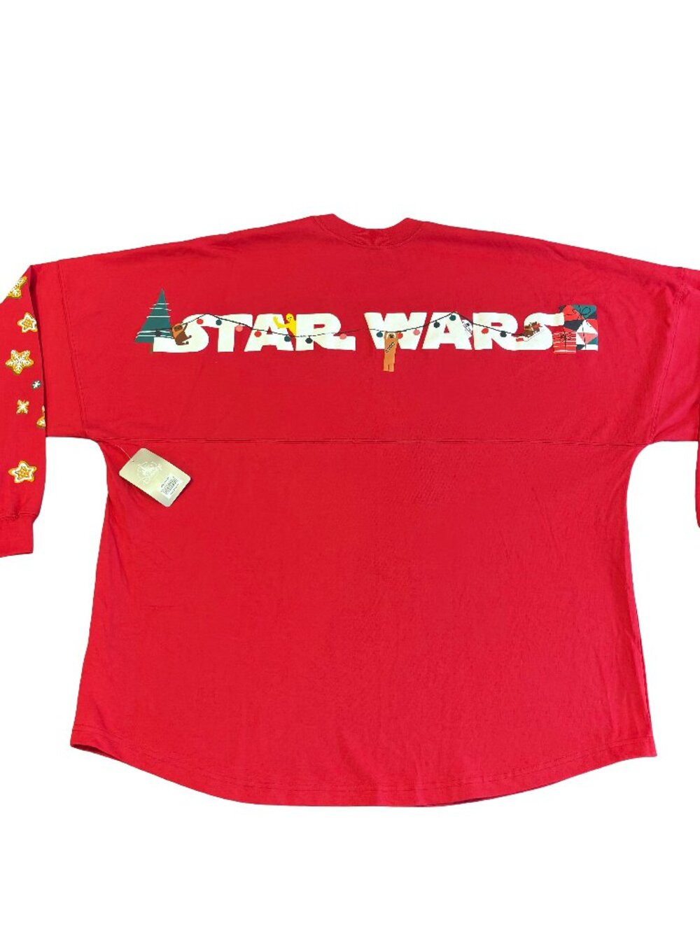 Disney Star Wars Holiday Spirit Jersey XXL Red Chewbacca Christmas NWT